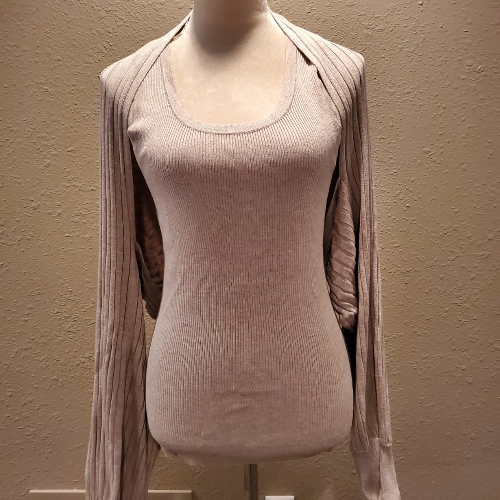 Amazing tank top with shrug/bolero set, sold as a pair - EUC